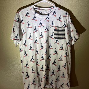 Penguin Large Shirt - Skiing Penguins!